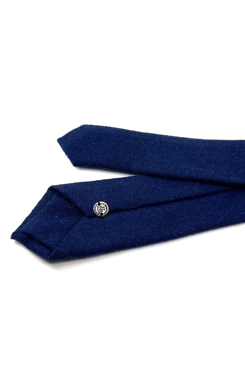 Lacivert Yün Slim Kravat SK7809