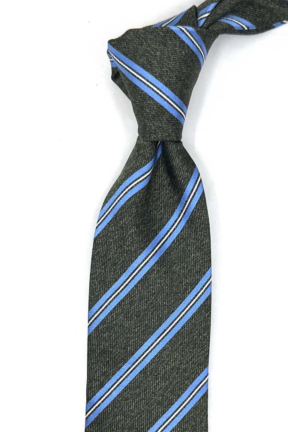 Lapozzi Style Yeşil İtalyan İpek Kravat İK2136