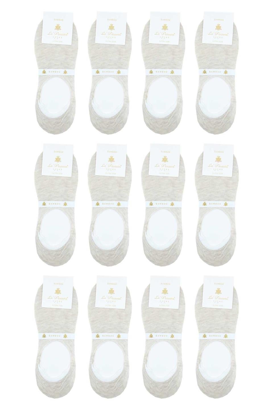 Latte Ultra Lüks Görünmez 12li Bambu Erkek Çorap CRP370