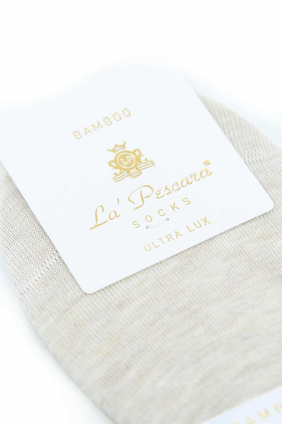 Latte Ultra Lüks Görünmez Bambu Tekli Erkek Çorap CRP368