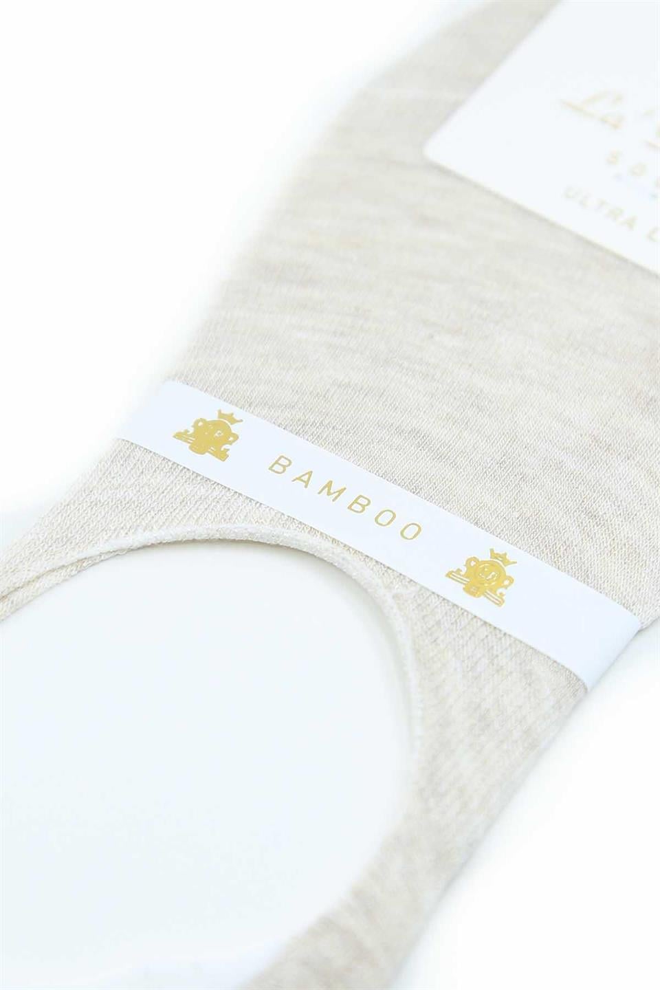 Latte Ultra Lüks Görünmez Bambu Tekli Erkek Çorap CRP368