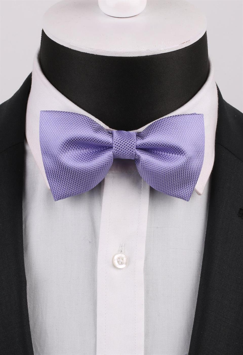 Lila Kendinden Desenli Papyon P480