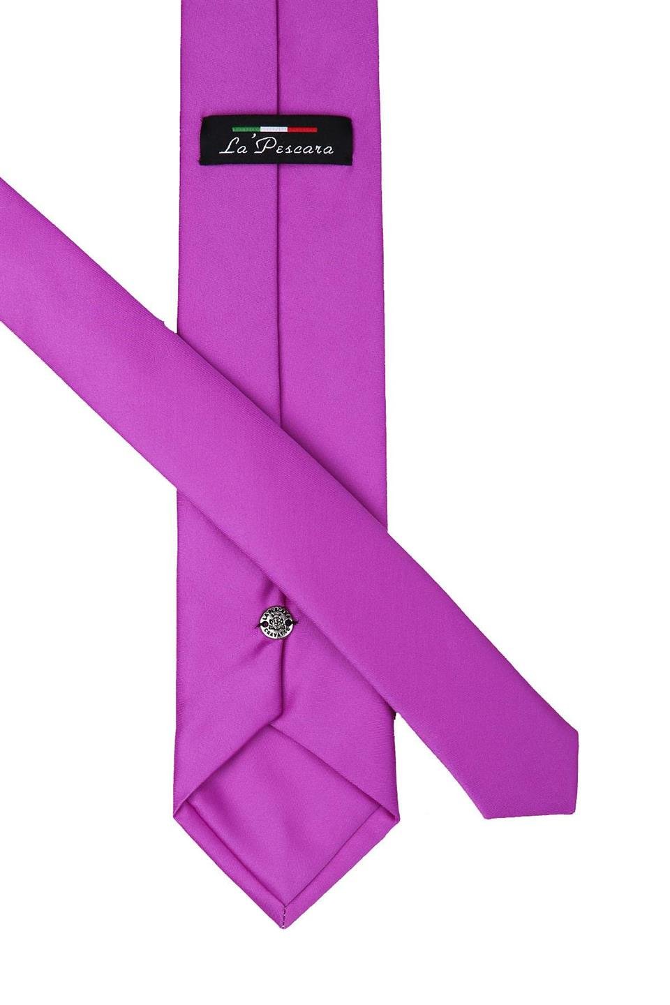 Lilyum Mendilli Düz Saten Kravat KK1135