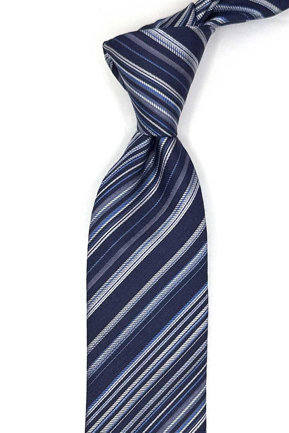 Lopigna Style Lacivert İtalyan İpek Kravat İK2208