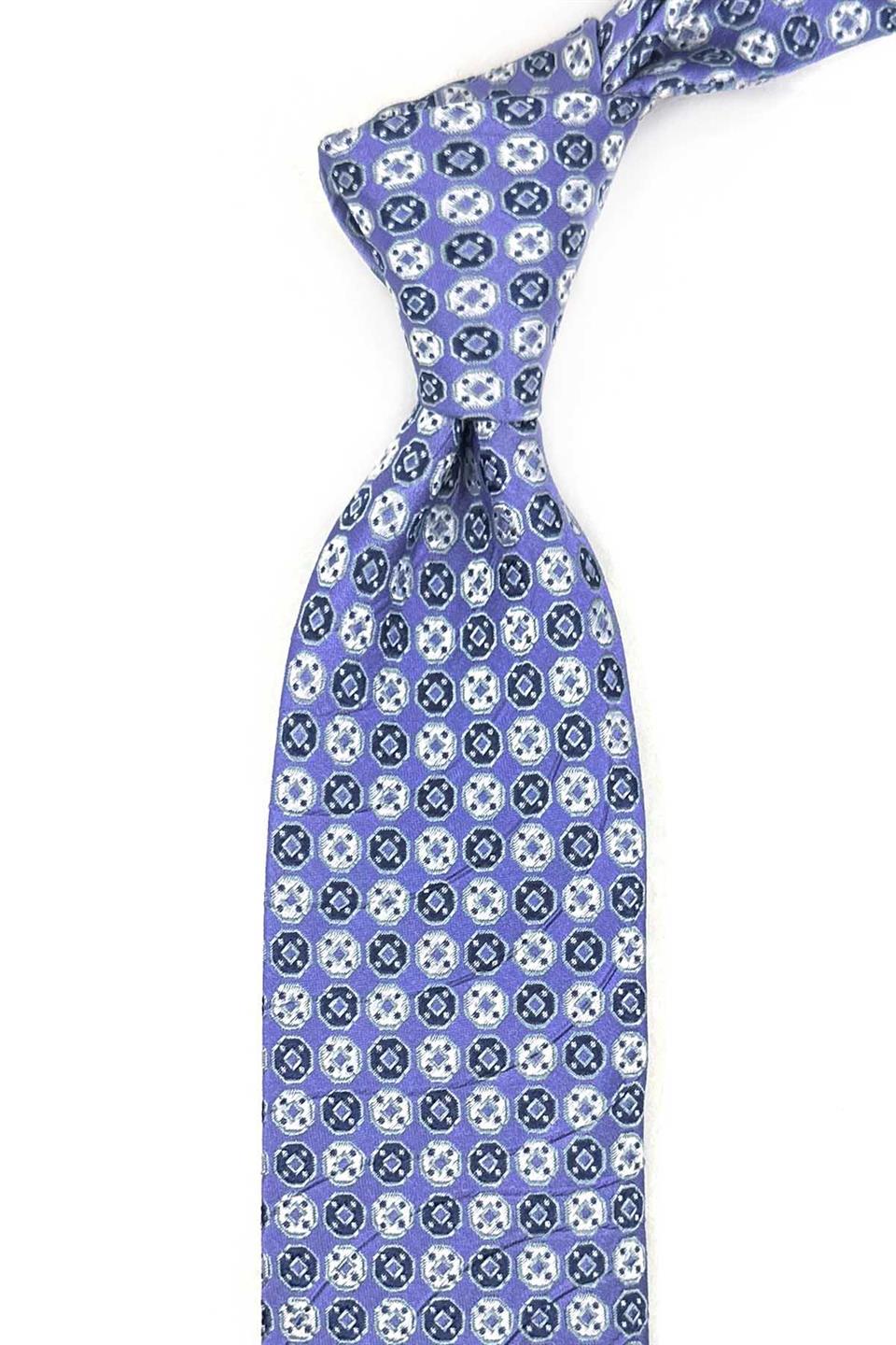 Lusei Style Lila İtalyan İpek Kravat İK2047