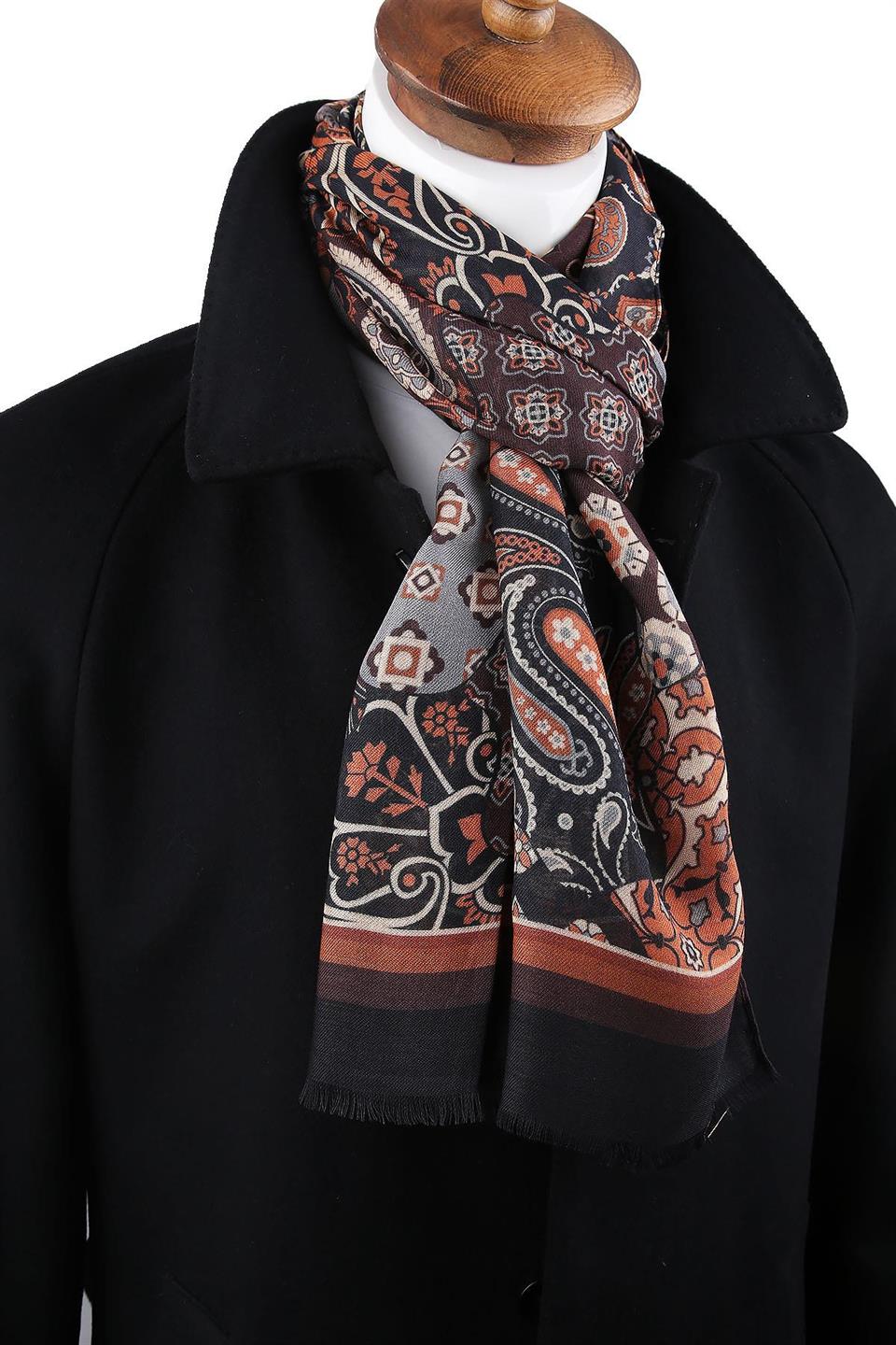 Madison Style Kahverengi İtalyan Modal Kaşkol MDL33