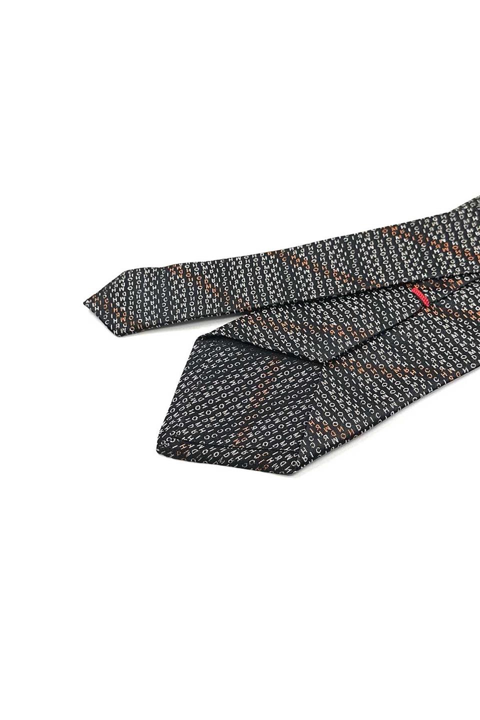 Majori Style Siyah İtalyan İpek Kravat İK2073