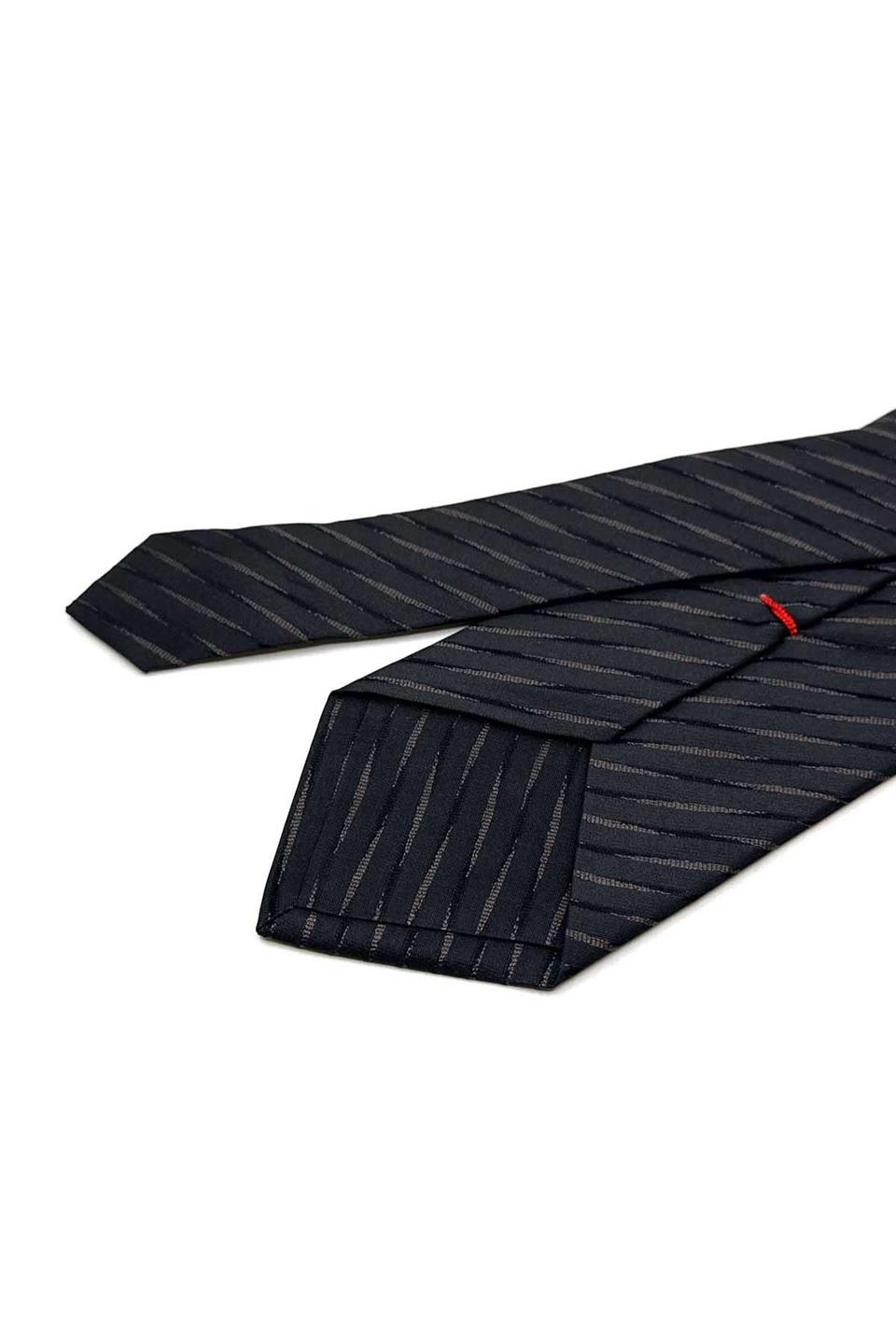 Maluna Style Kahverengi Motif Desen İtalyan İpek Kravat İK1772