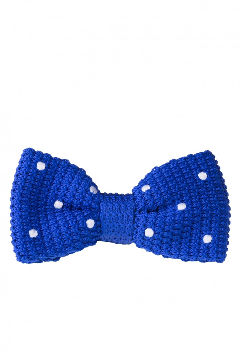 Mavi Beyaz Örgü Papyon ÖR05