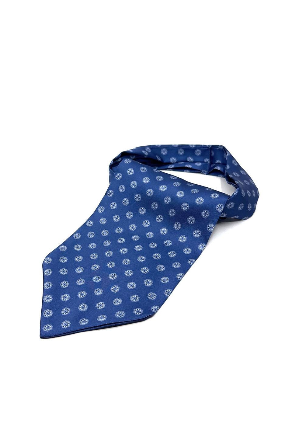 Mavi Motif Desen Erkek Fular K448