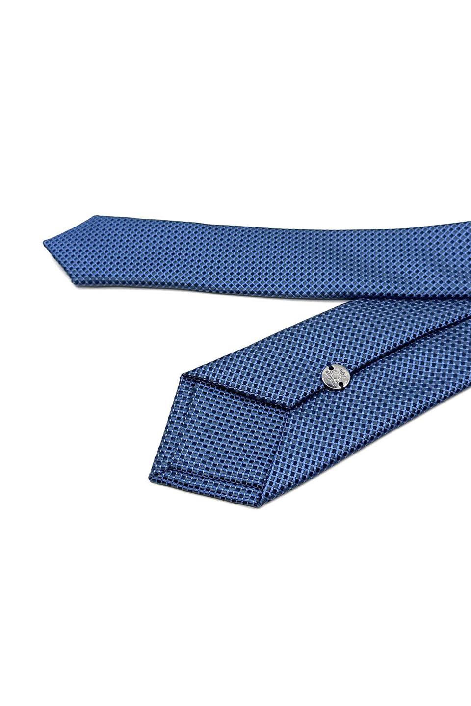 Mavi Nokta Desen İnce Kravat SK7932