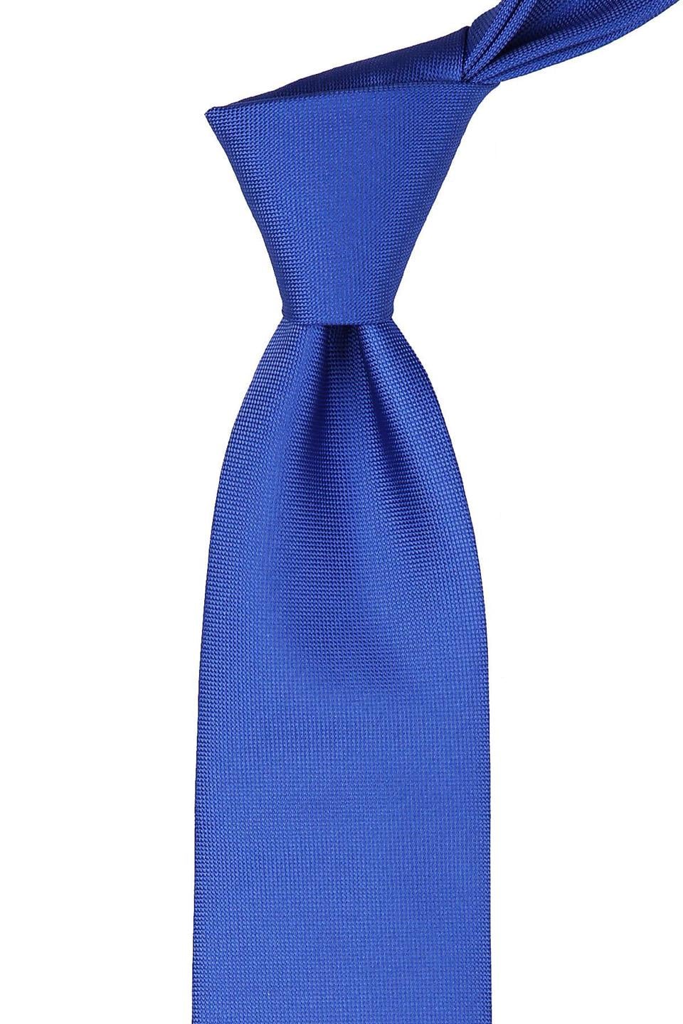 Mavi Nokta Desen Mendilli Klasik Kravat KK9206