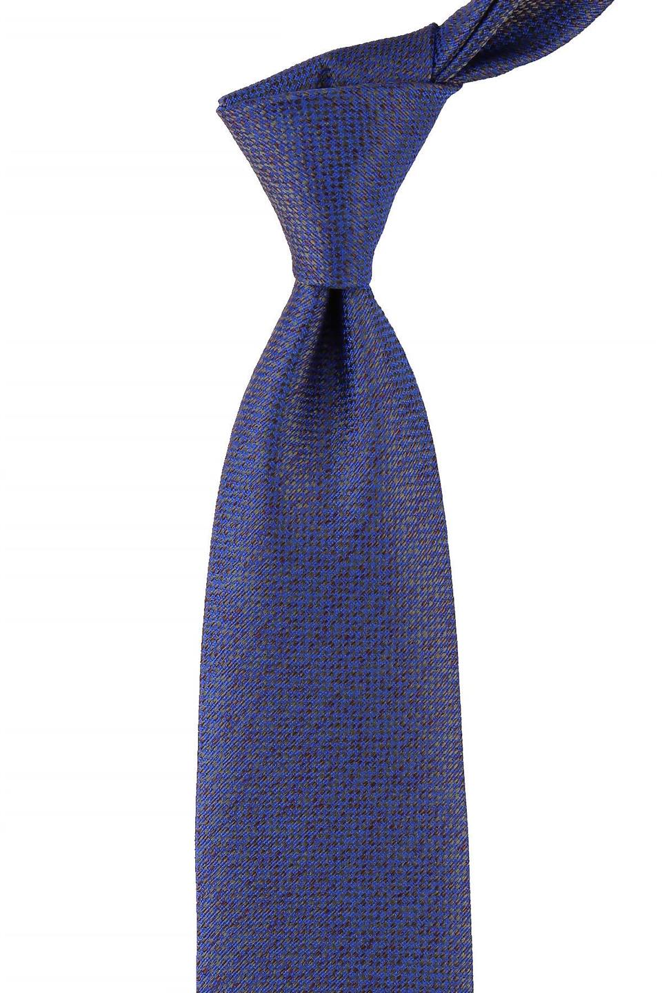 Mavi Nokta Desen Mendilli Klasik Kravat KK10728