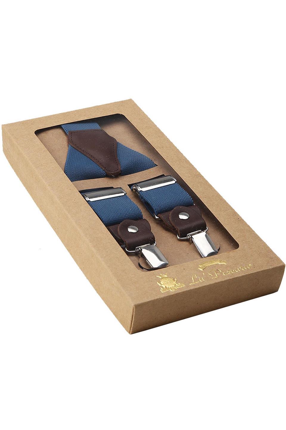 Mavi Renk İsme Özel Pantolon Askısı 