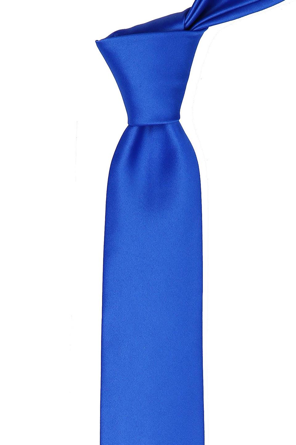 Mavi Saten Slim Kravat SK5307