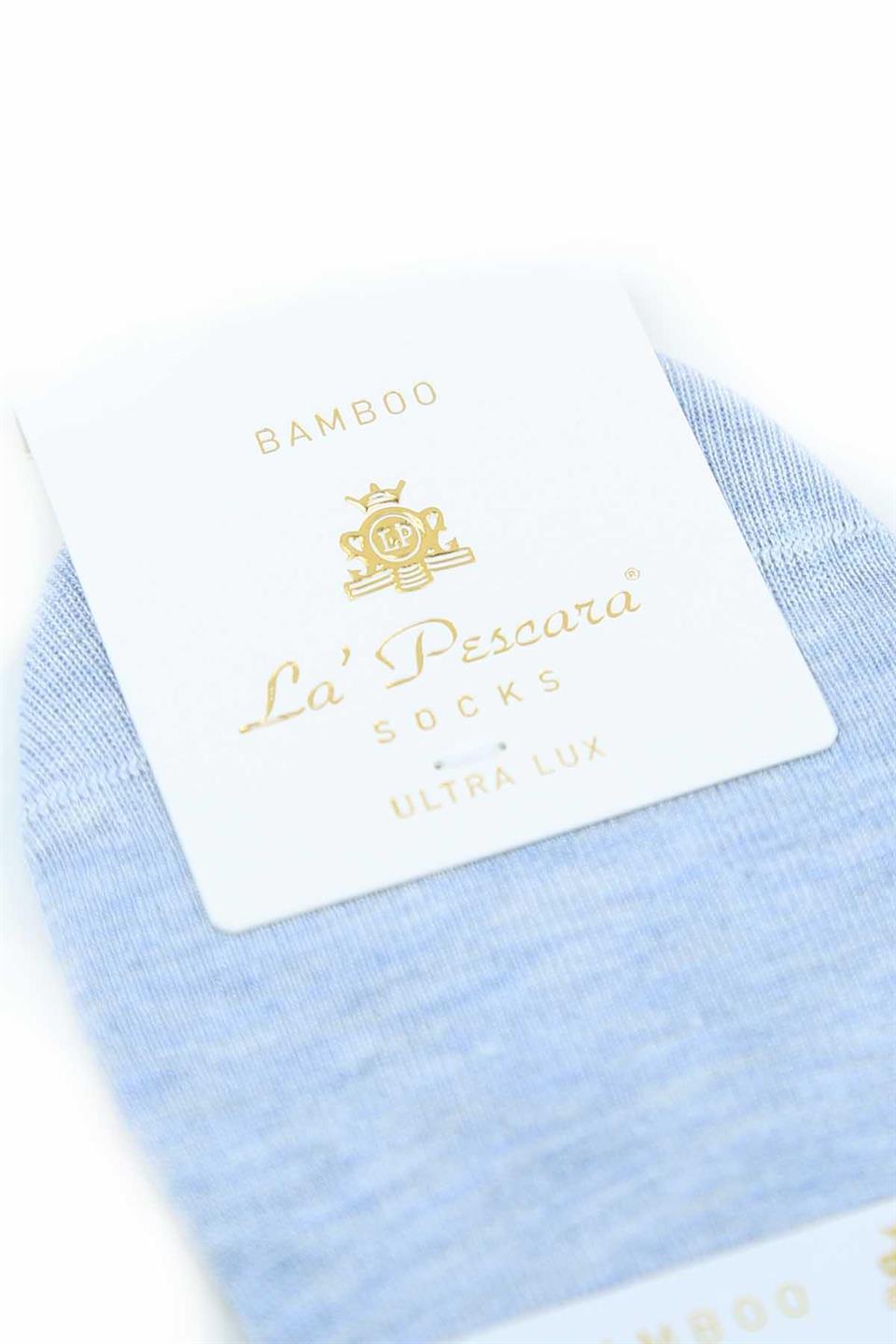 Mavi Ultra Lüks Görünmez 6lı Bambu Erkek Çorap CRP372