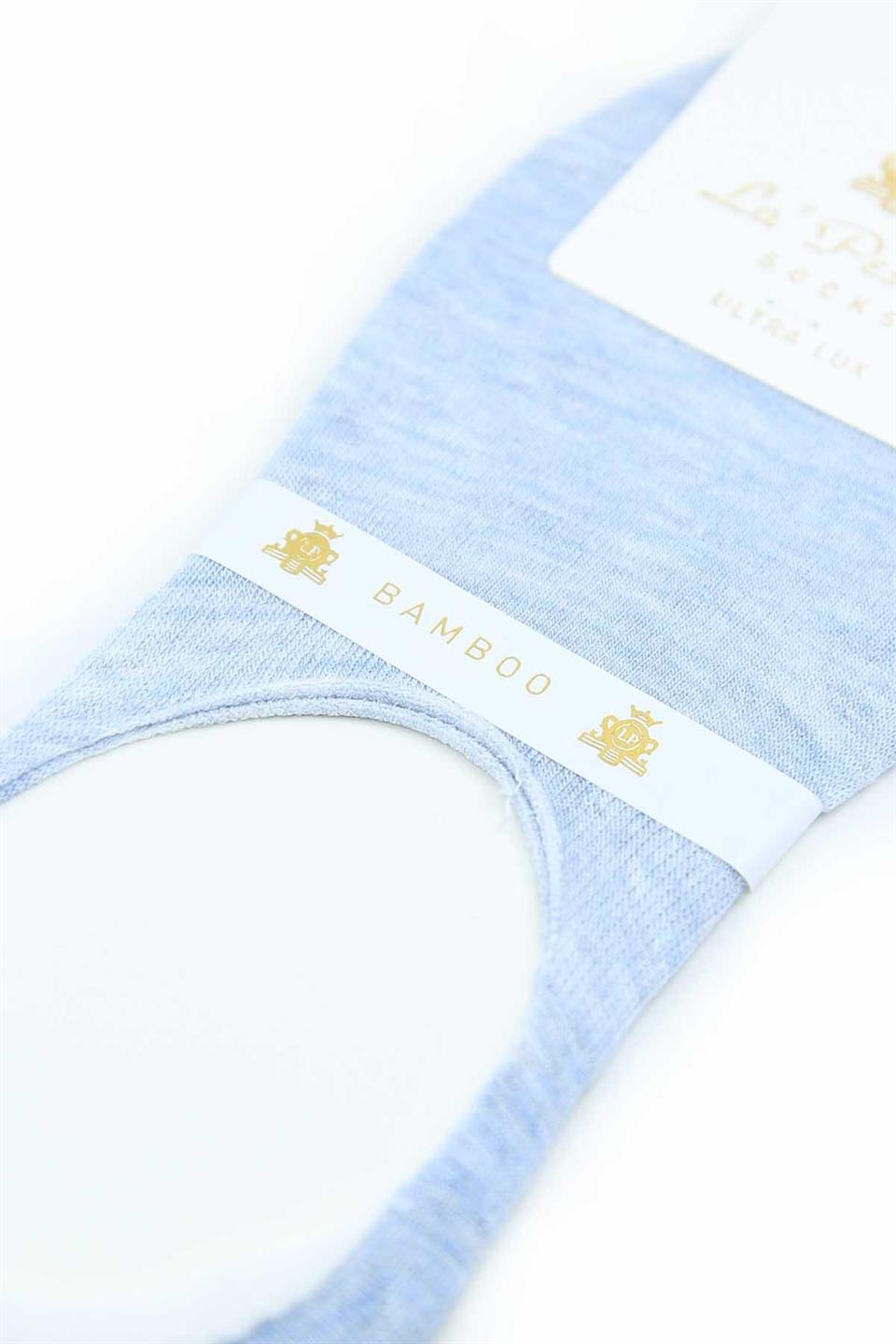 Mavi Ultra Lüks Görünmez 6lı Bambu Erkek Çorap CRP372