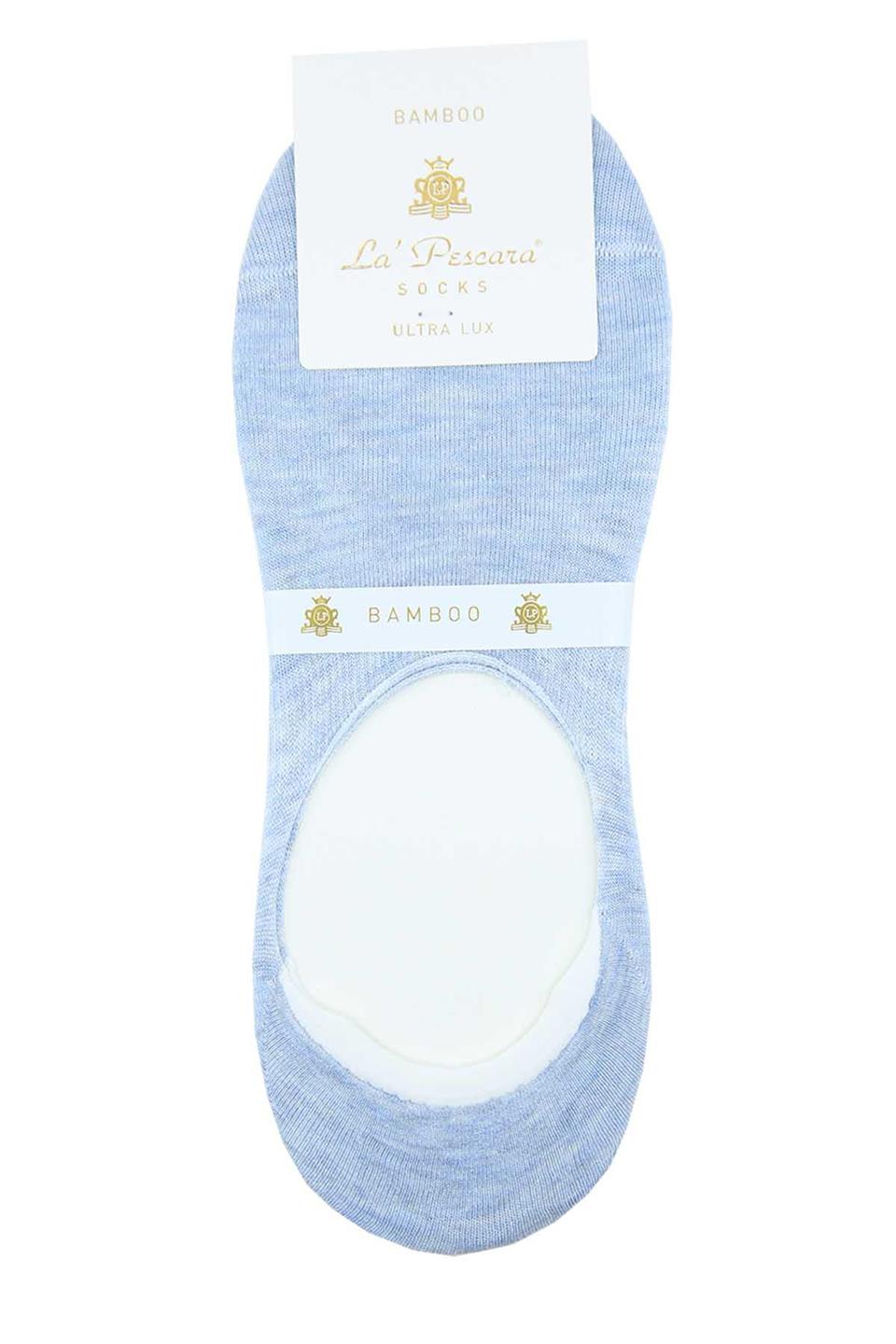 Mavi Ultra Lüks Görünmez Bambu Tekli Erkek Çorap CRP371
