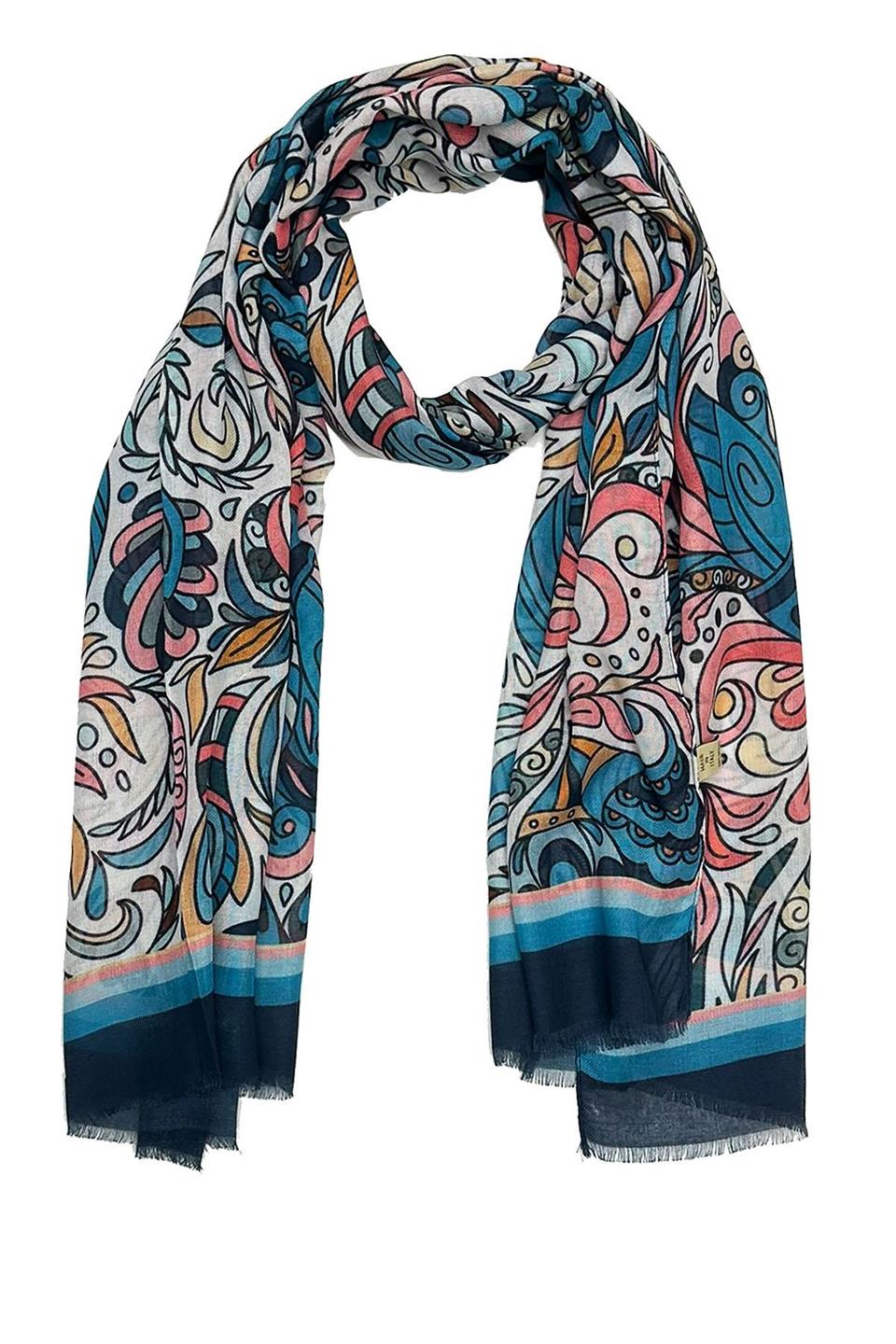 Mercer Style Çok Renkli İtalyan Modal Kaşkol MDL03