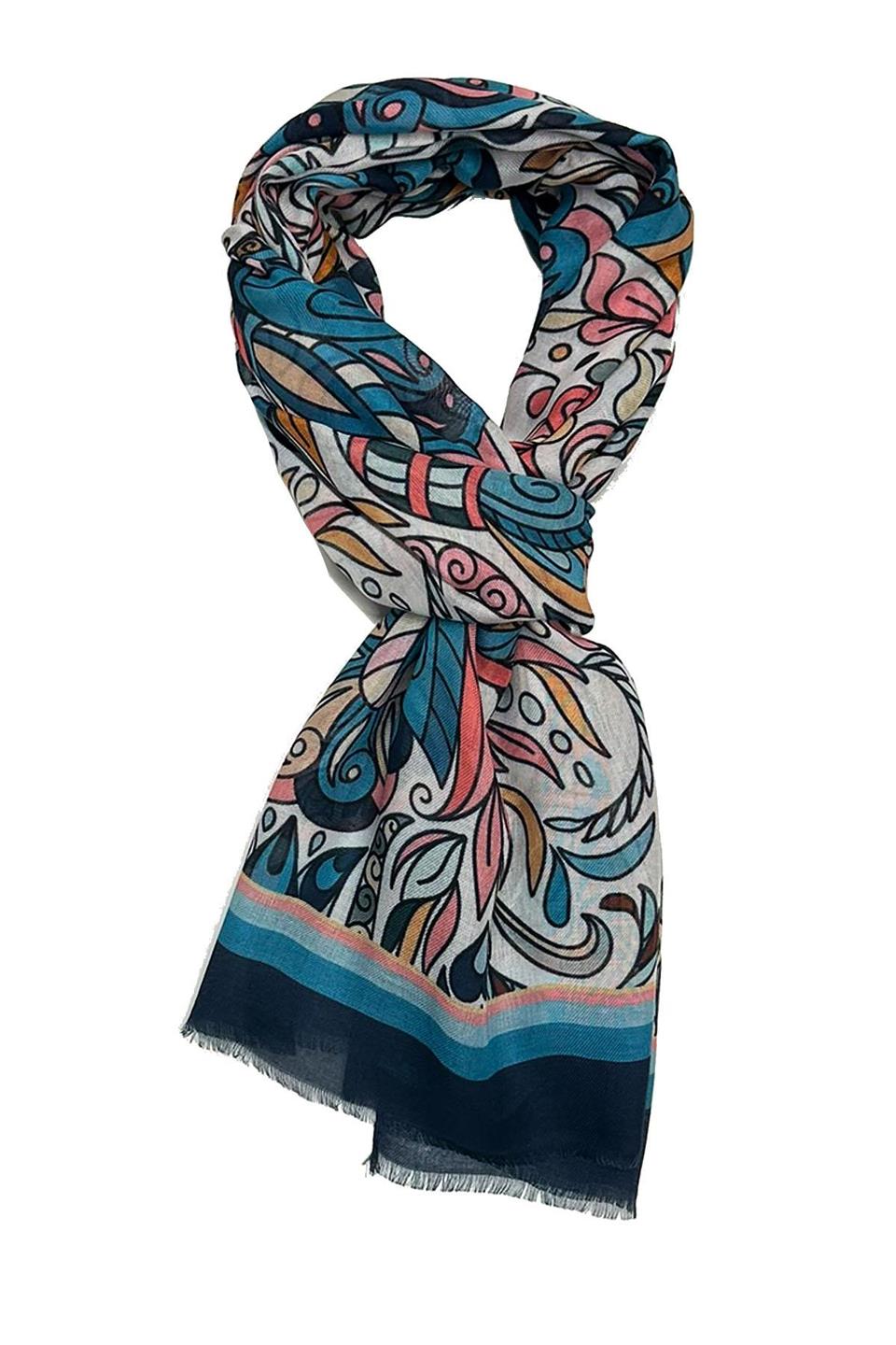 Mercer Style Çok Renkli İtalyan Modal Kaşkol MDL03