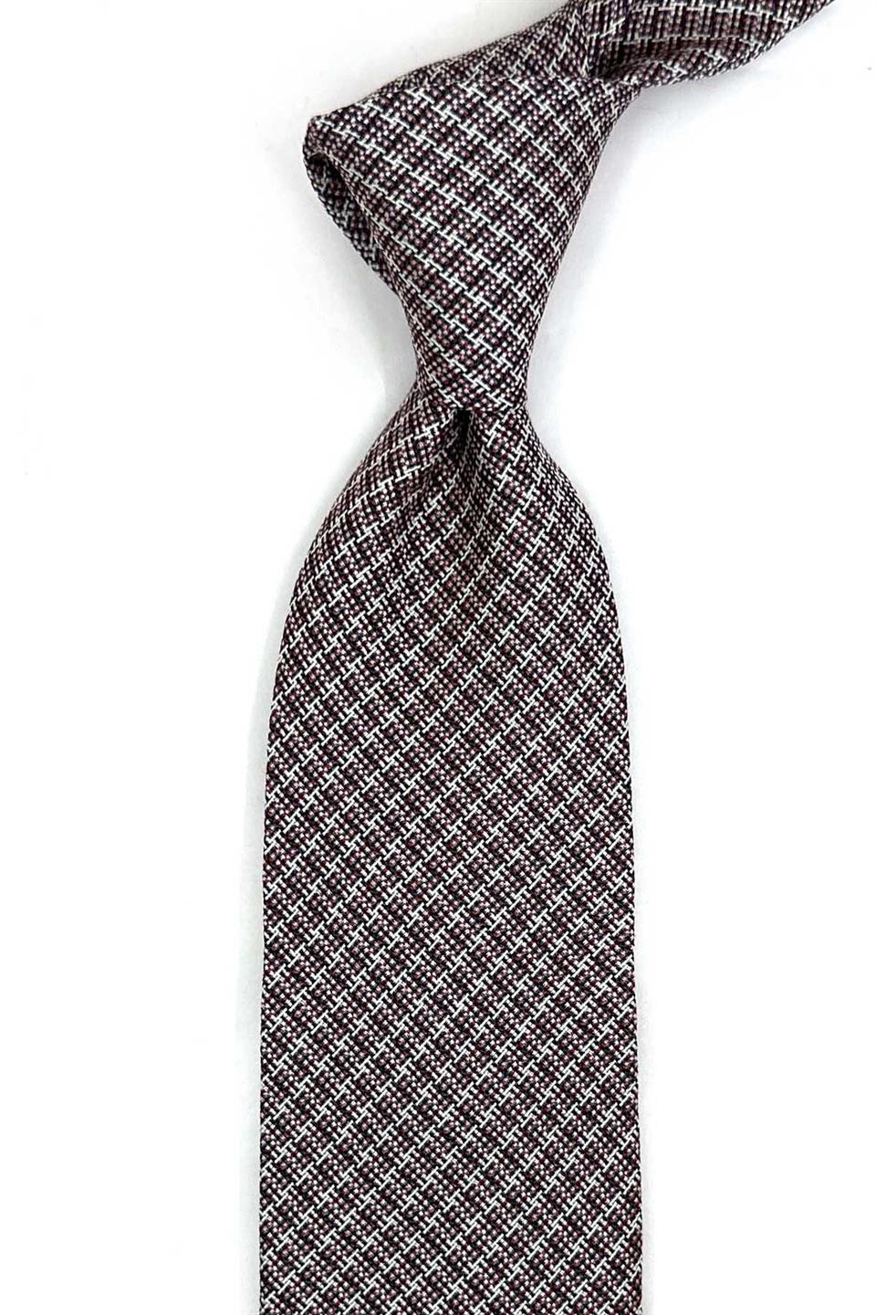 Michele Style Çok Renkli Nokta Desen İtalyan İpek Kravat İK2274