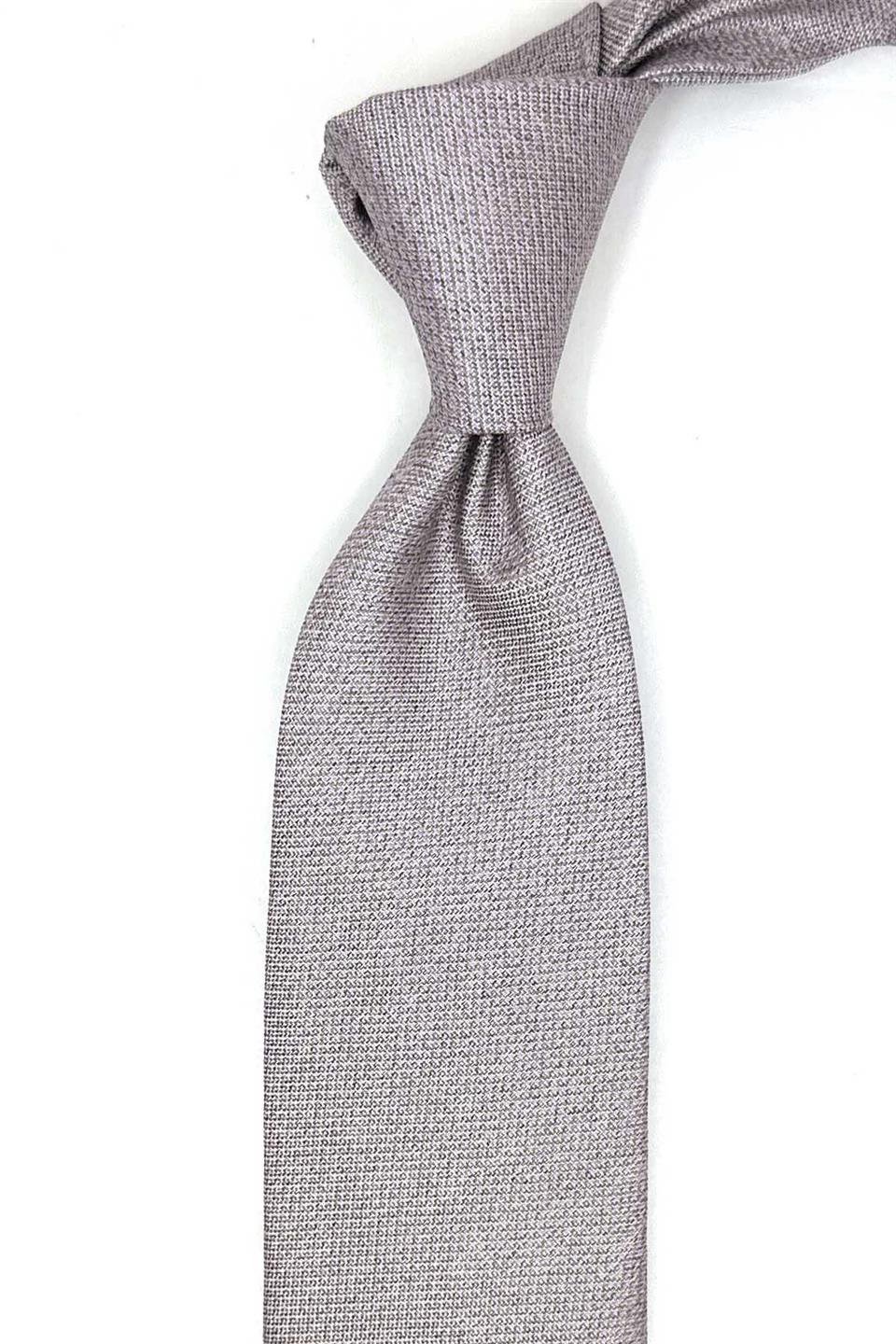 Moltifao Style Bej İtalyan İpek Kravat İK2158