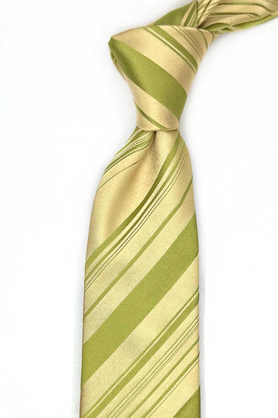 Monticello Style Yeşil İtalyan İpek Kravat İK2166