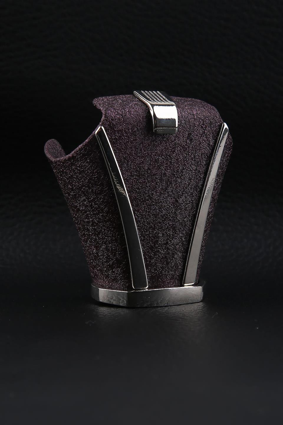 Mor Kravat Düğüm Aksesuarı TKC02