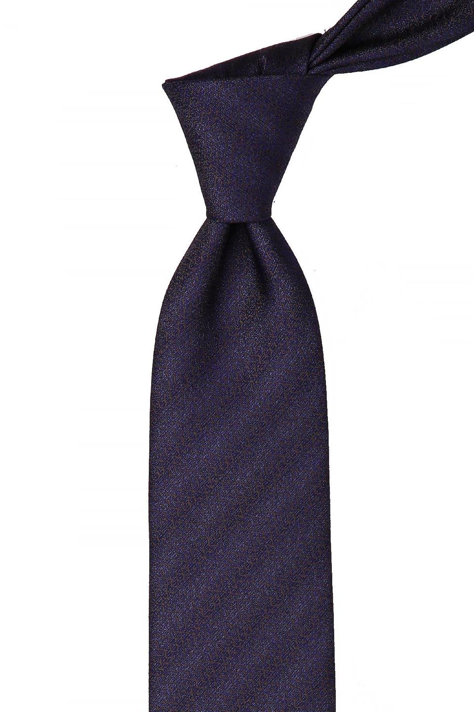 Mor Kum Desen Mendilli Klasik Kravat KK10605