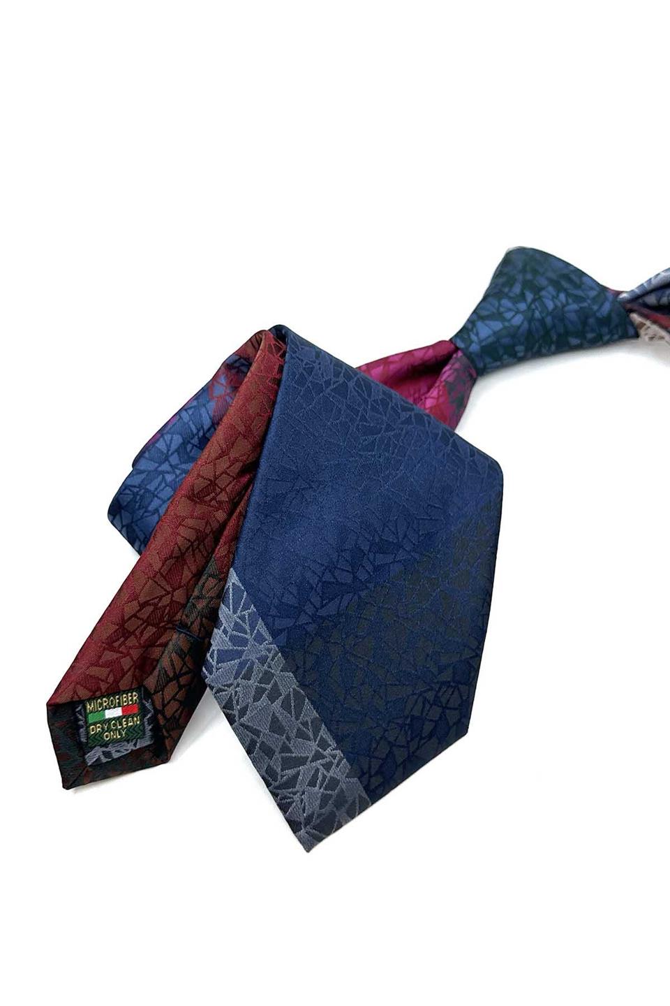 Motif Desen Çok Renkli Patchwork Klasik Kravat KK12775