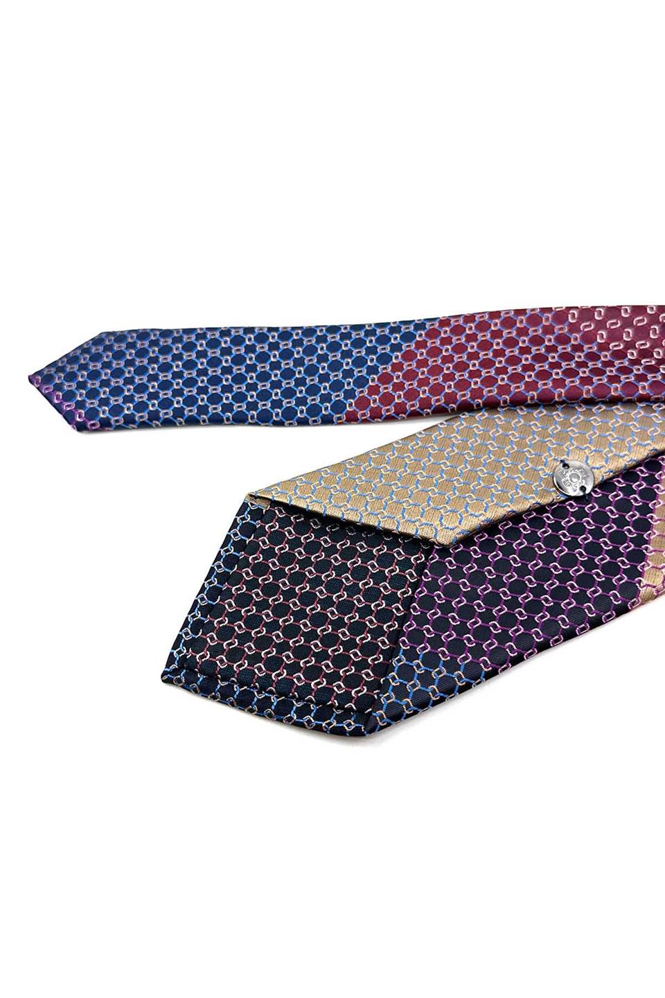 Motif Desen Çok Renkli Patchwork Klasik Kravat KK12195