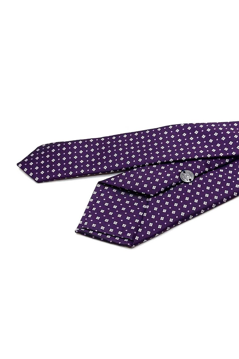 Mürdüm Küçük Desen Slim Kravat SK7956