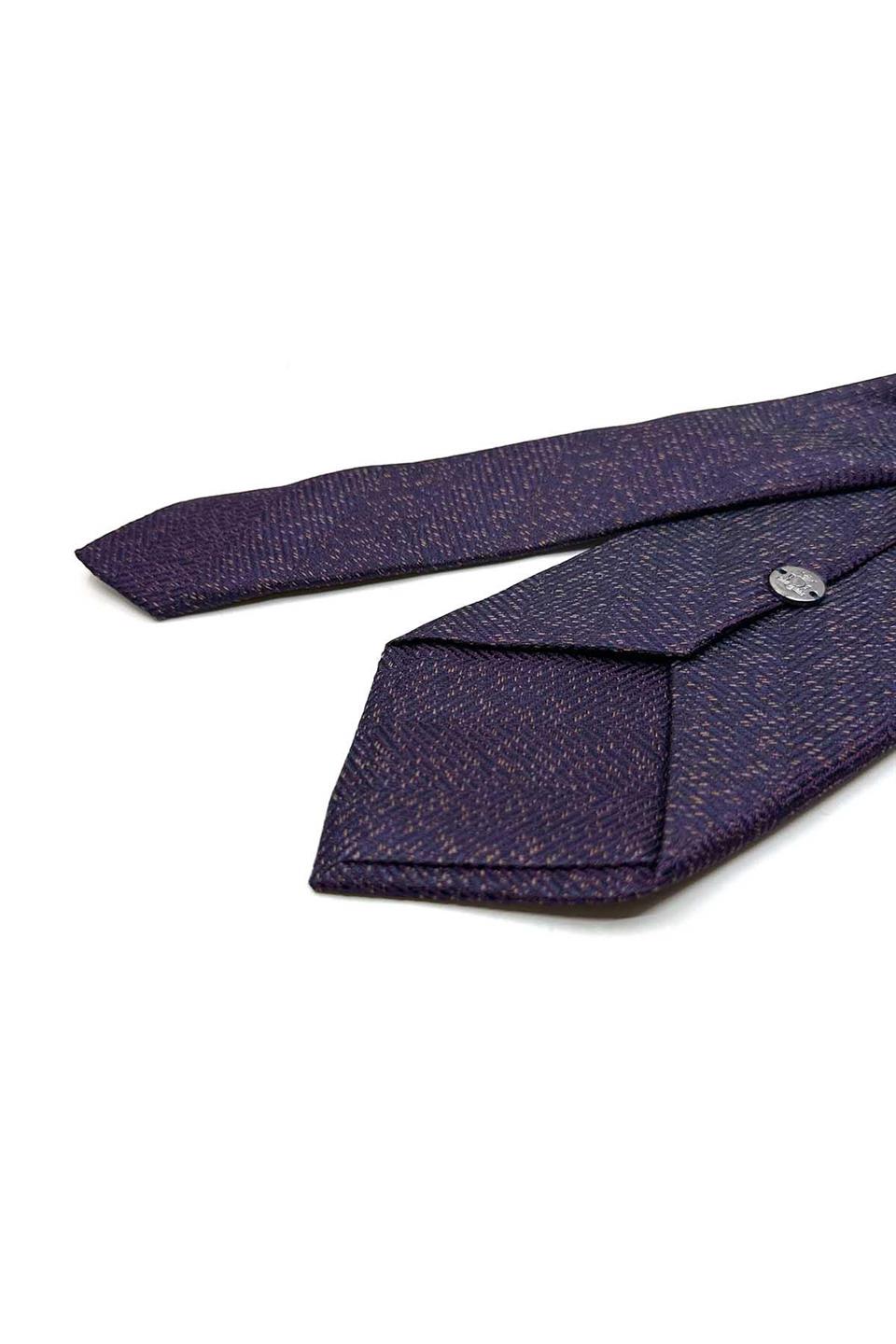 Mürdüm Kum Desen Mendilli Klasik Kravat KK13483