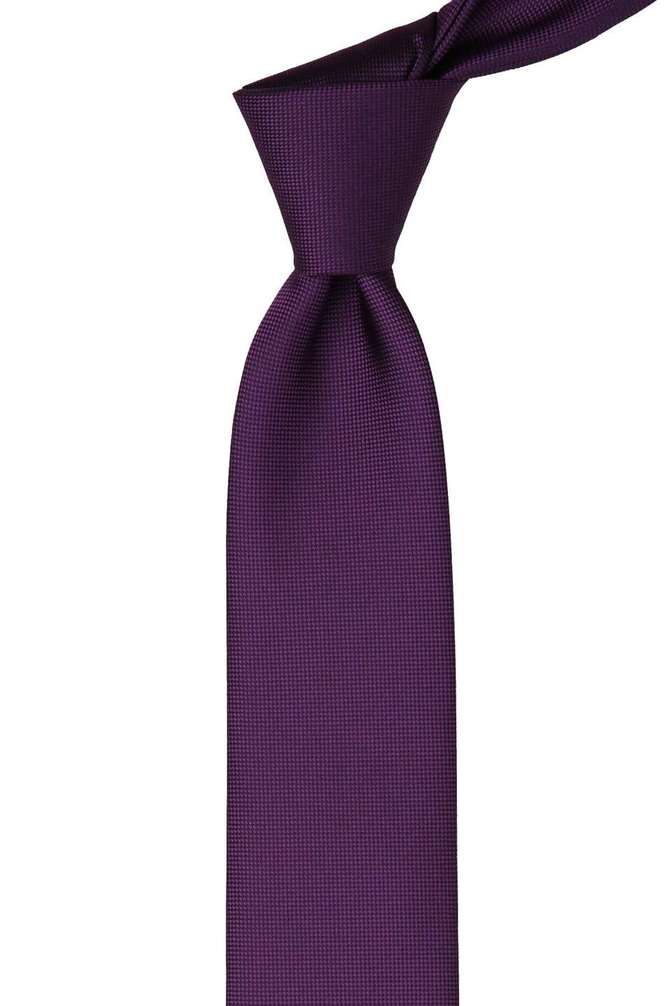 Mürdüm Nokta Desen Slim Kravat SK7585