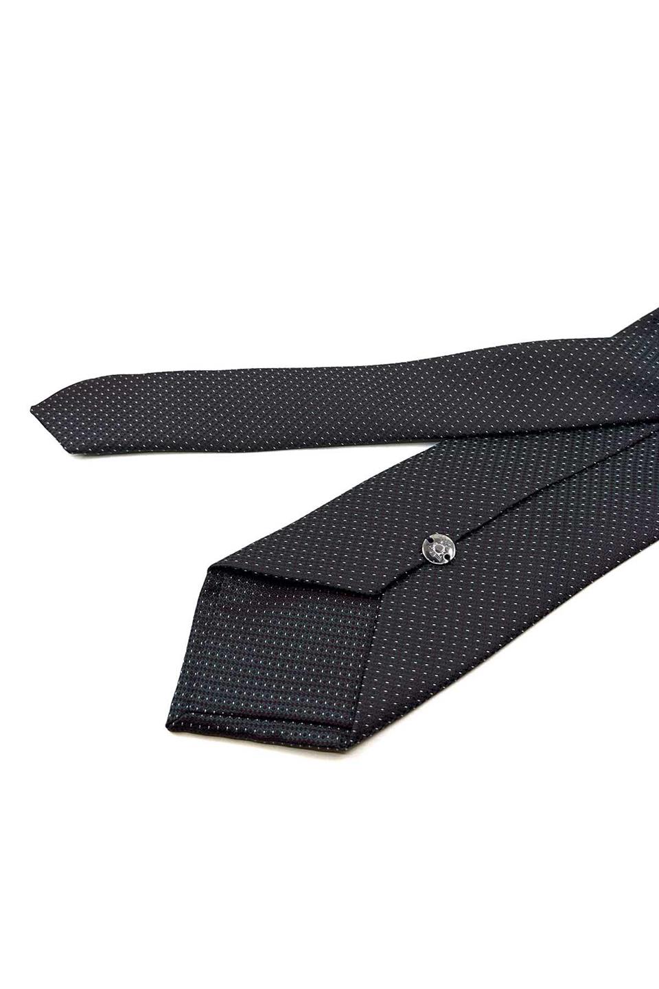 Mürdüm - Yeşil Nokta Desen Mendilli Klasik Kravat KK12501