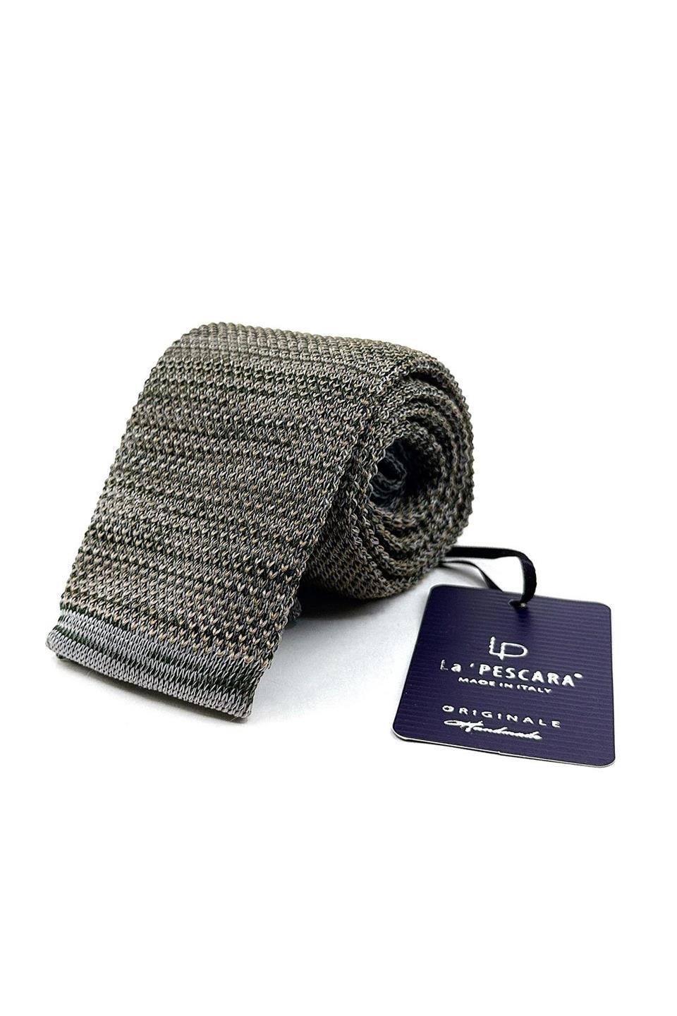 Nefti Yeşil Kırçıllı Örgü Kravat ÖR8369