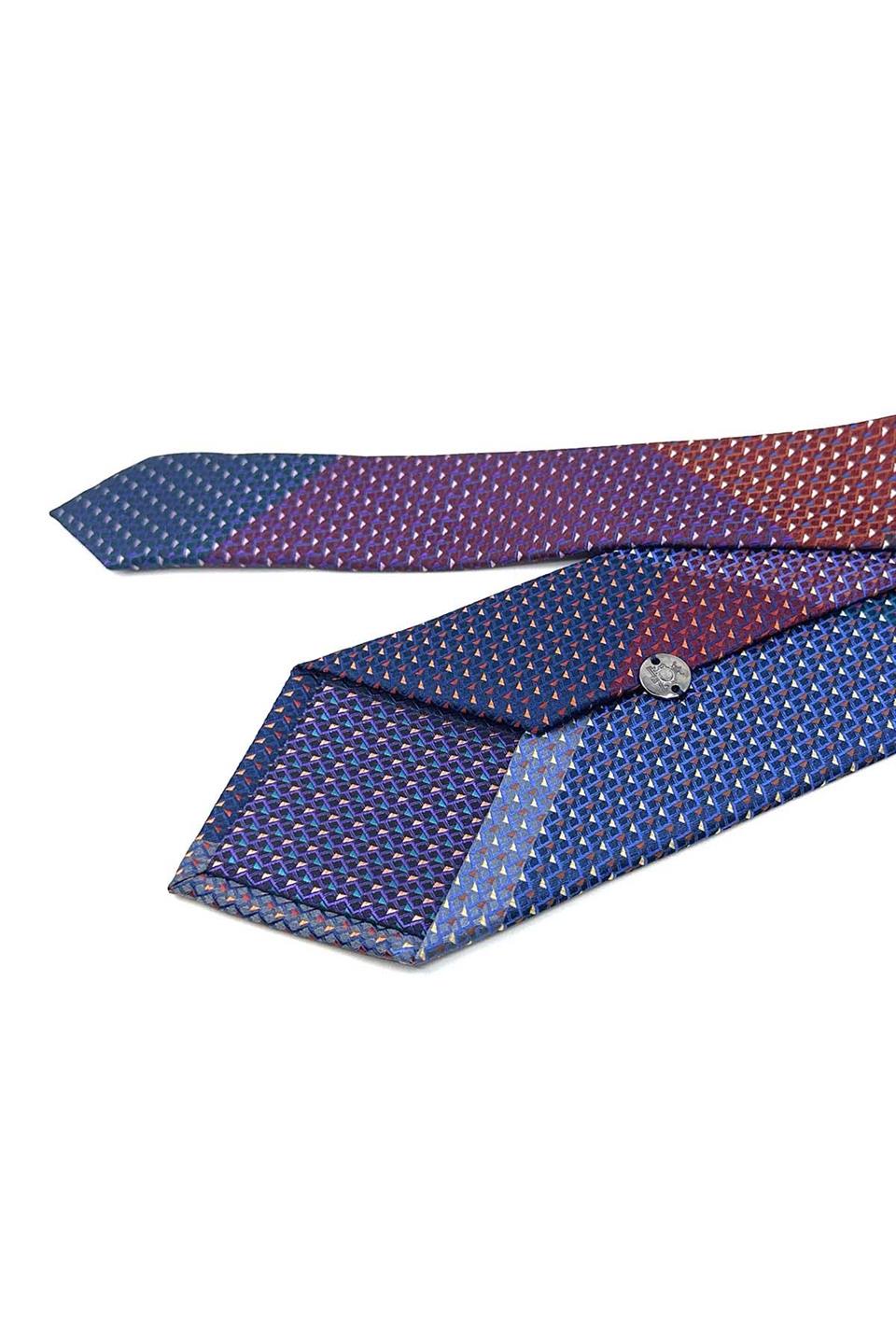 Nokta Desen Çok Renkli Patchwork Klasik Kravat KK12181