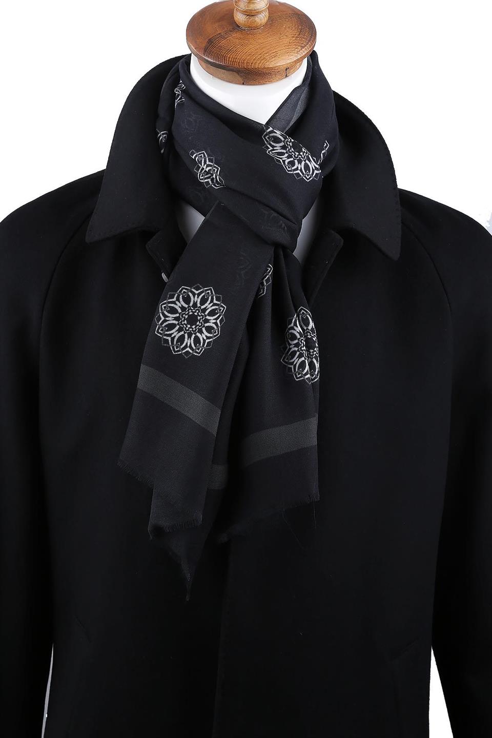 Orchard Style Siyah İtalyan Modal Kaşkol MDL38