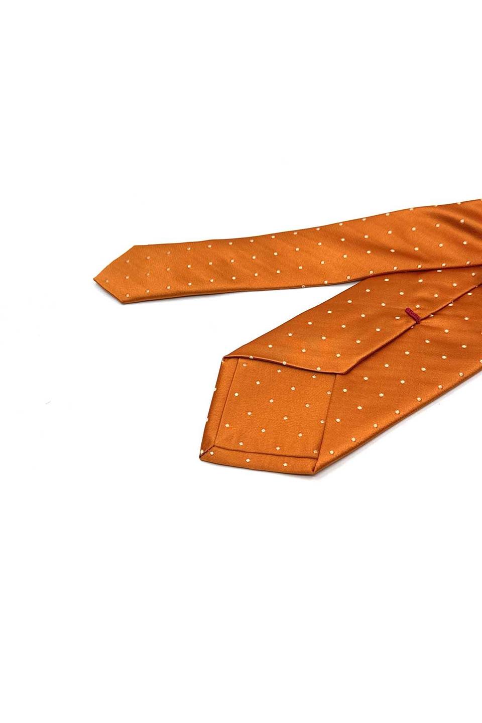 Palasca Style Turuncu İtalyan İpek Kravat İK2164
