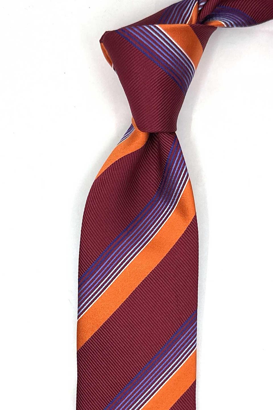 Paraghiaola Style Bordo İtalyan İpek Kravat İK2170