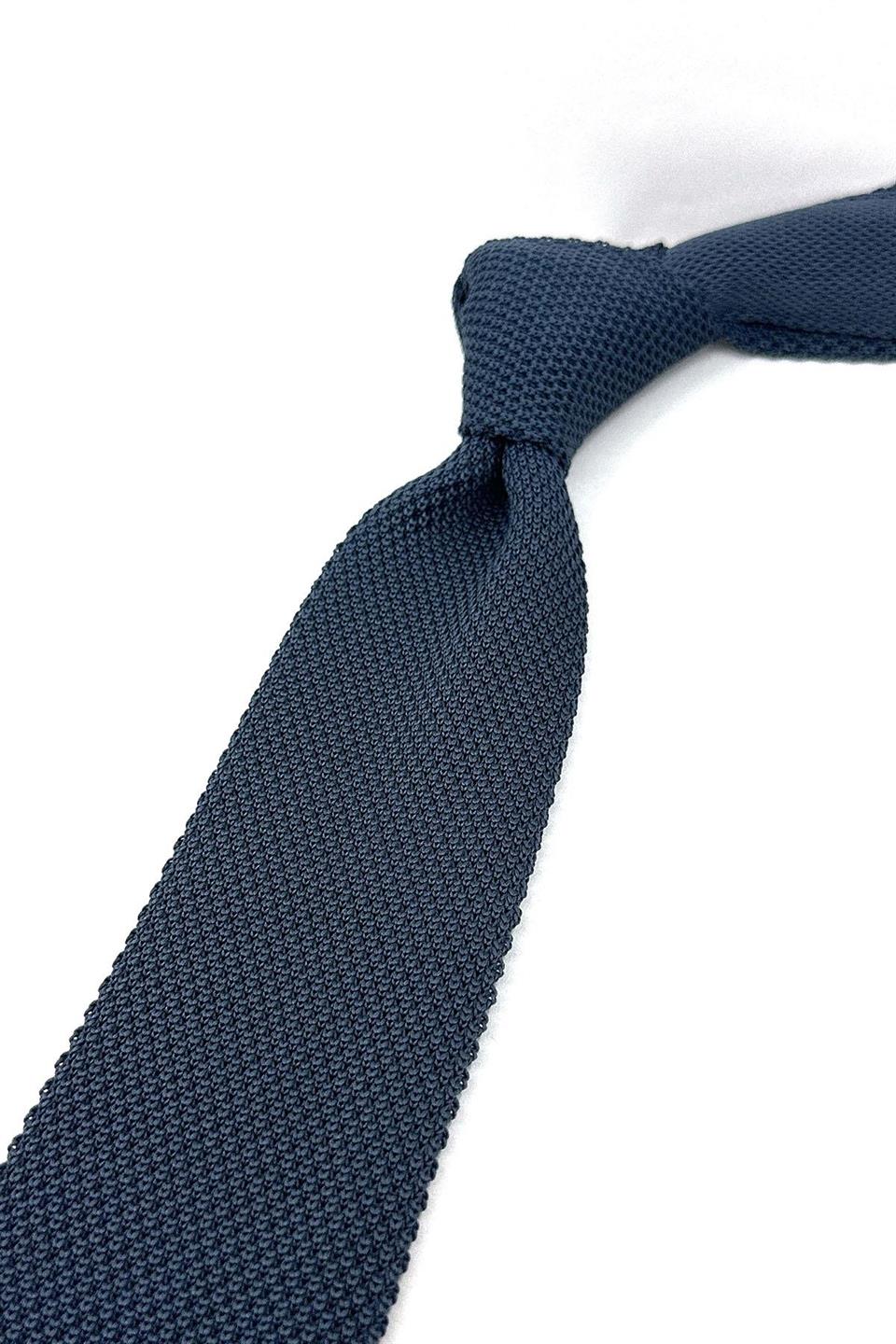 Pasifik Mavisi Düz Örgü Kravat ÖR8350