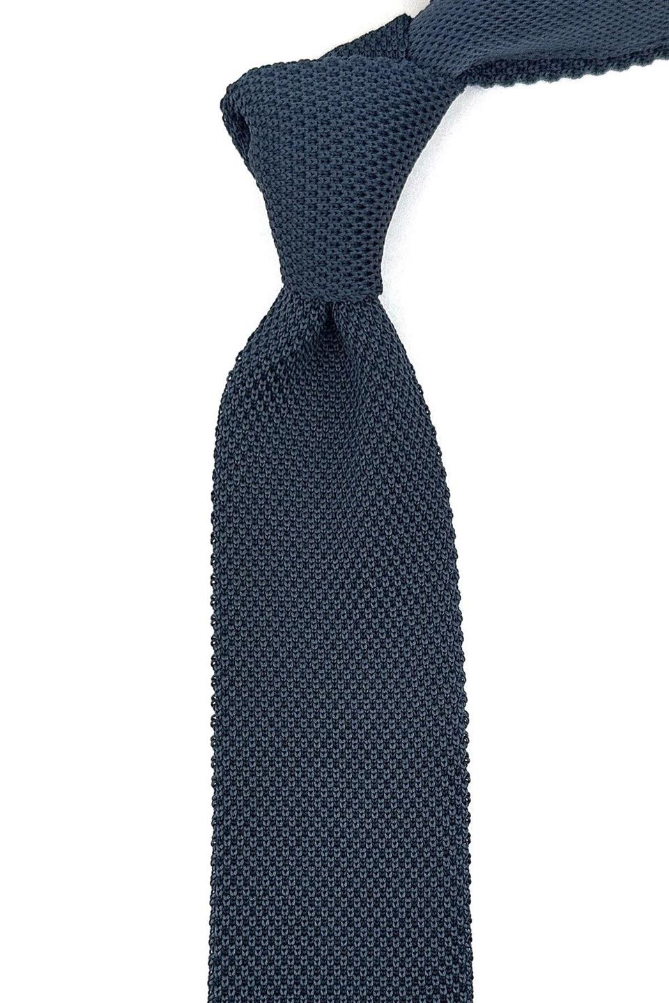 Pasifik Mavisi Düz Örgü Kravat ÖR8350