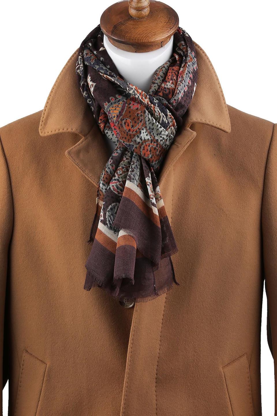 Pell Style Kahverengi İtalyan Modal Kaşkol MDL29
