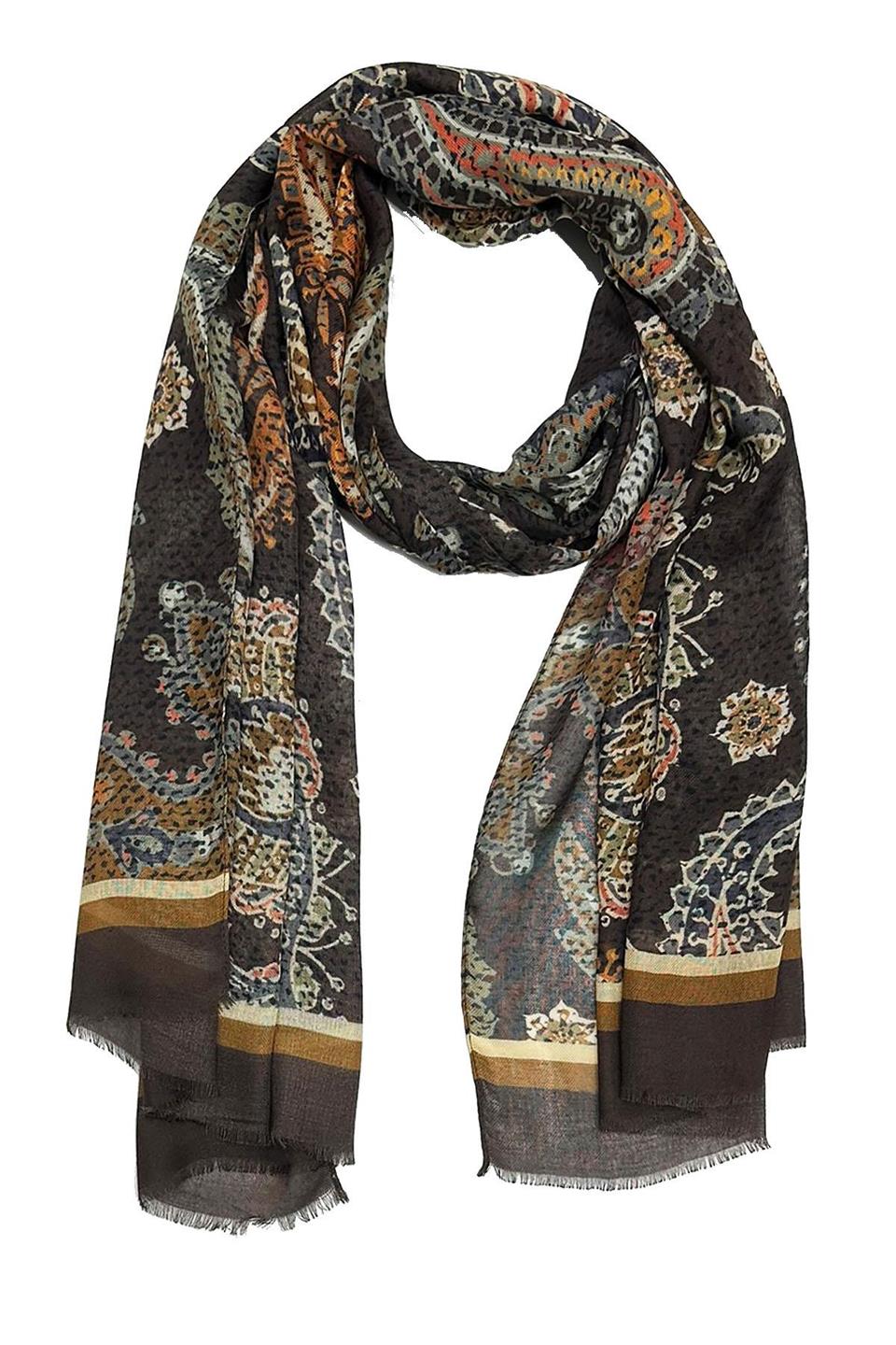 Pell Style Kahverengi İtalyan Modal Kaşkol MDL29