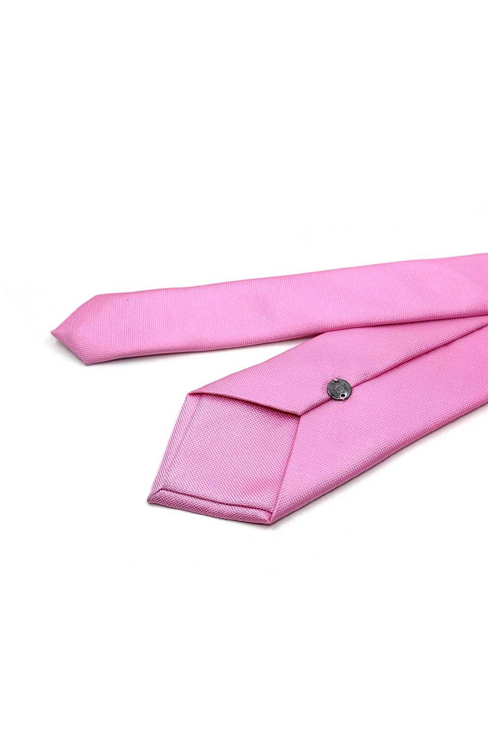 Pembe Düz Mendilli Klasik Kravat KK13160