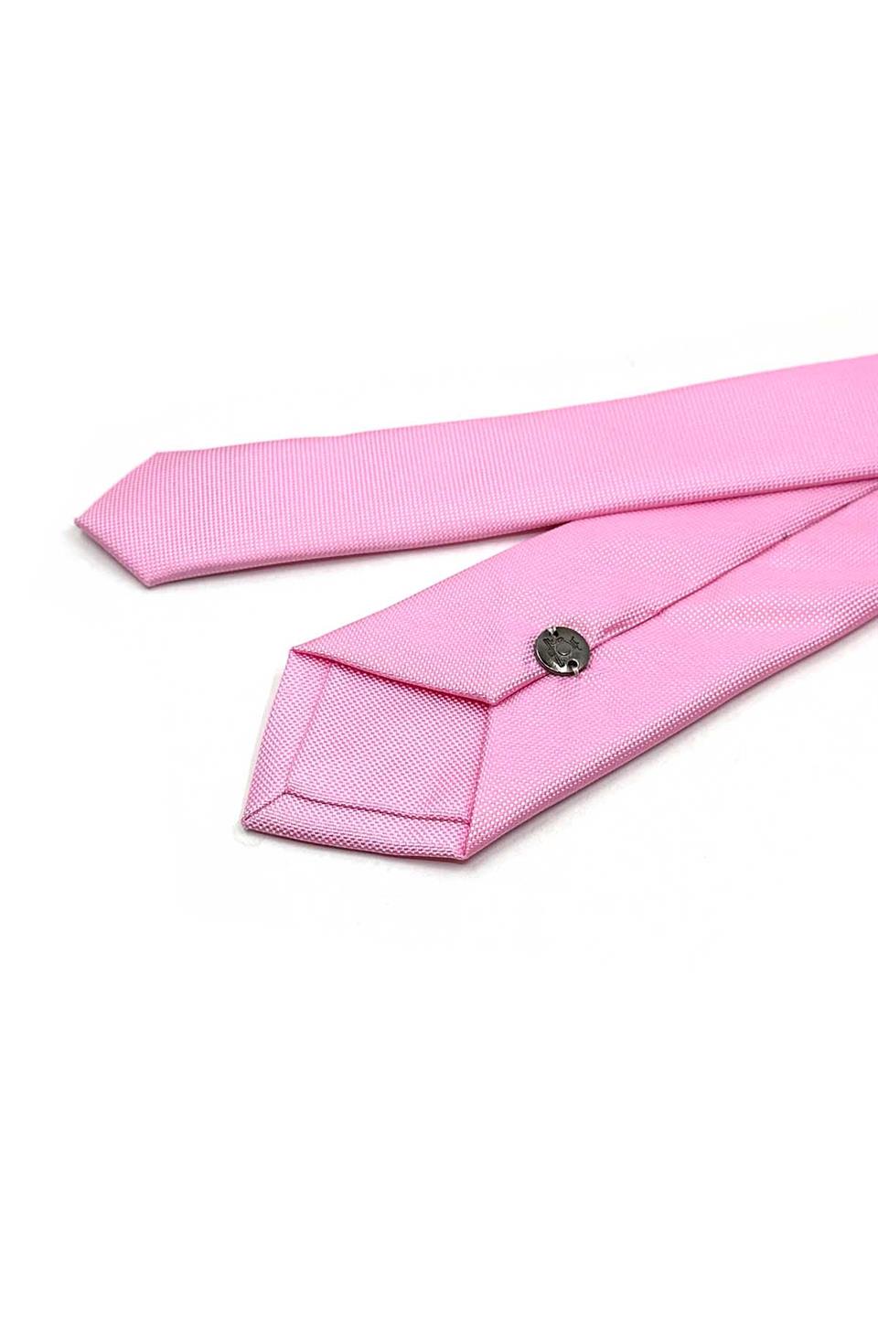 Pembe Düz Slim Kravat SK8056