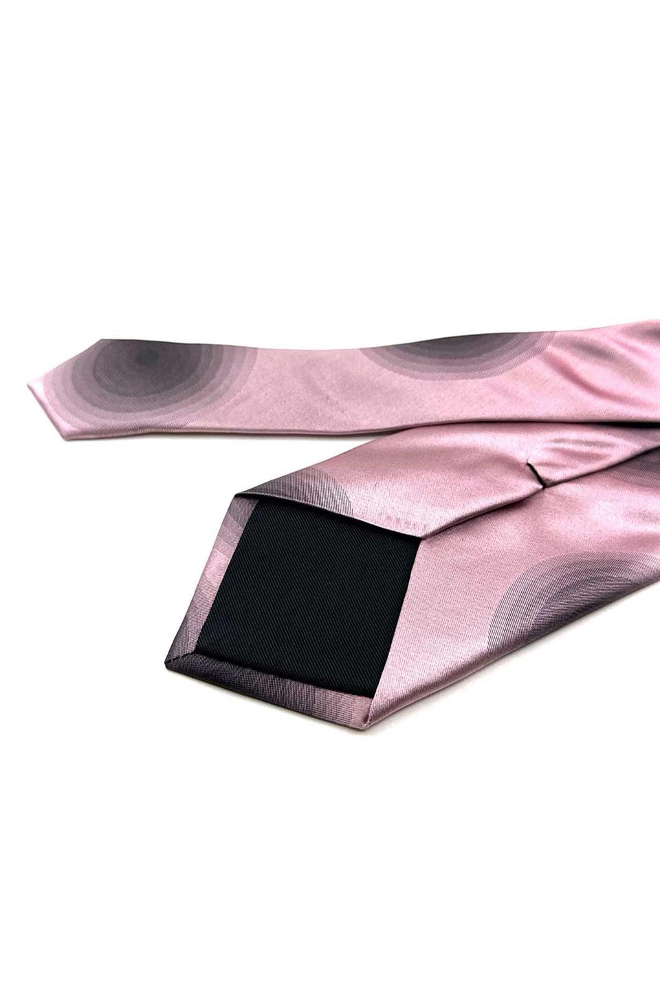 Pembe Motif Desen İtalyan İpek Kravat İK1655