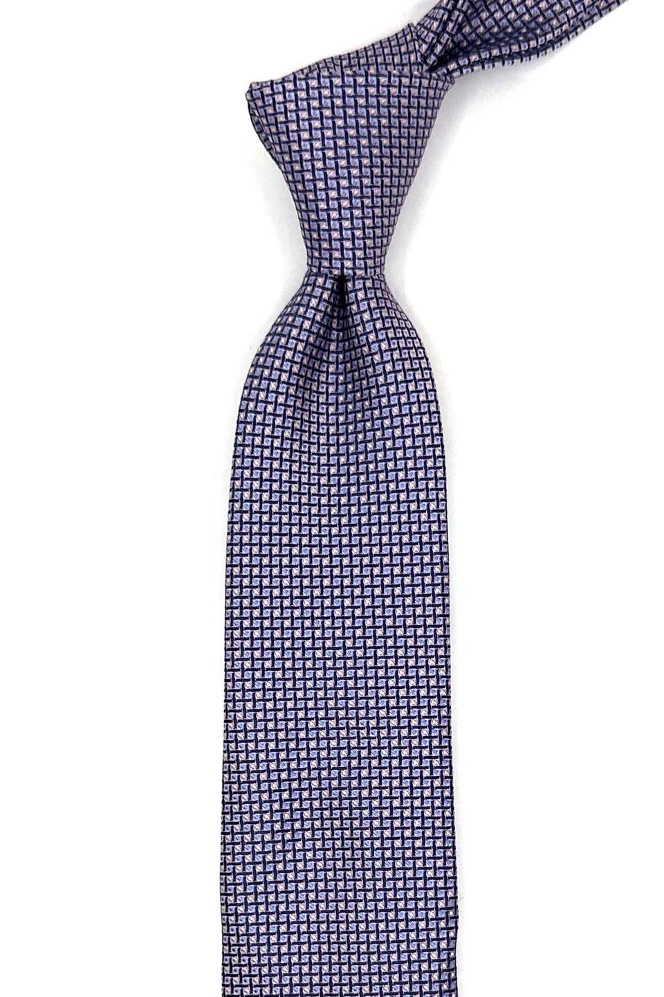 Pembe Nokta Desen Slim Kravat SK7962