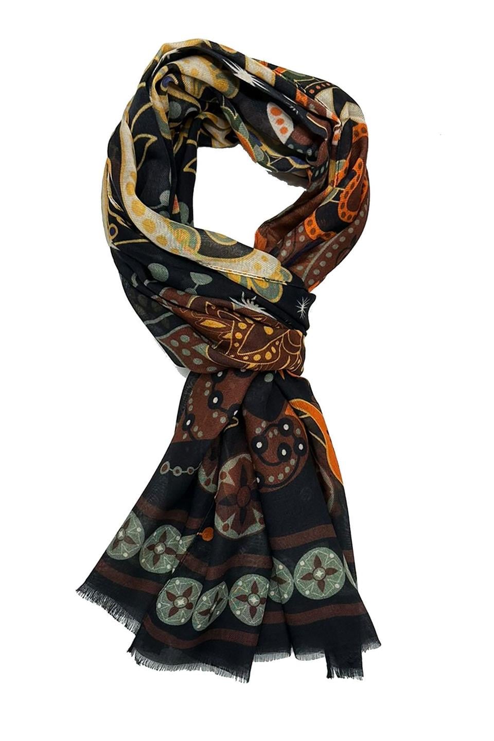 Perry Style Çok Renkli İtalyan Modal Kaşkol MDL45
