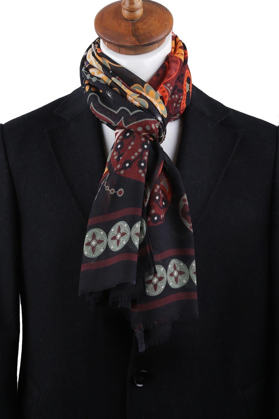 Perry Style Çok Renkli İtalyan Modal Kaşkol MDL45
